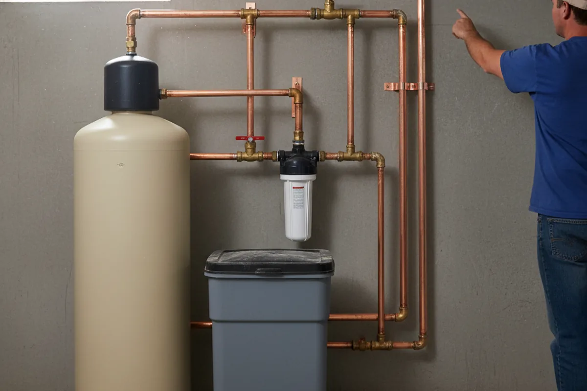Whole-house water treatment system installed in Hollytree